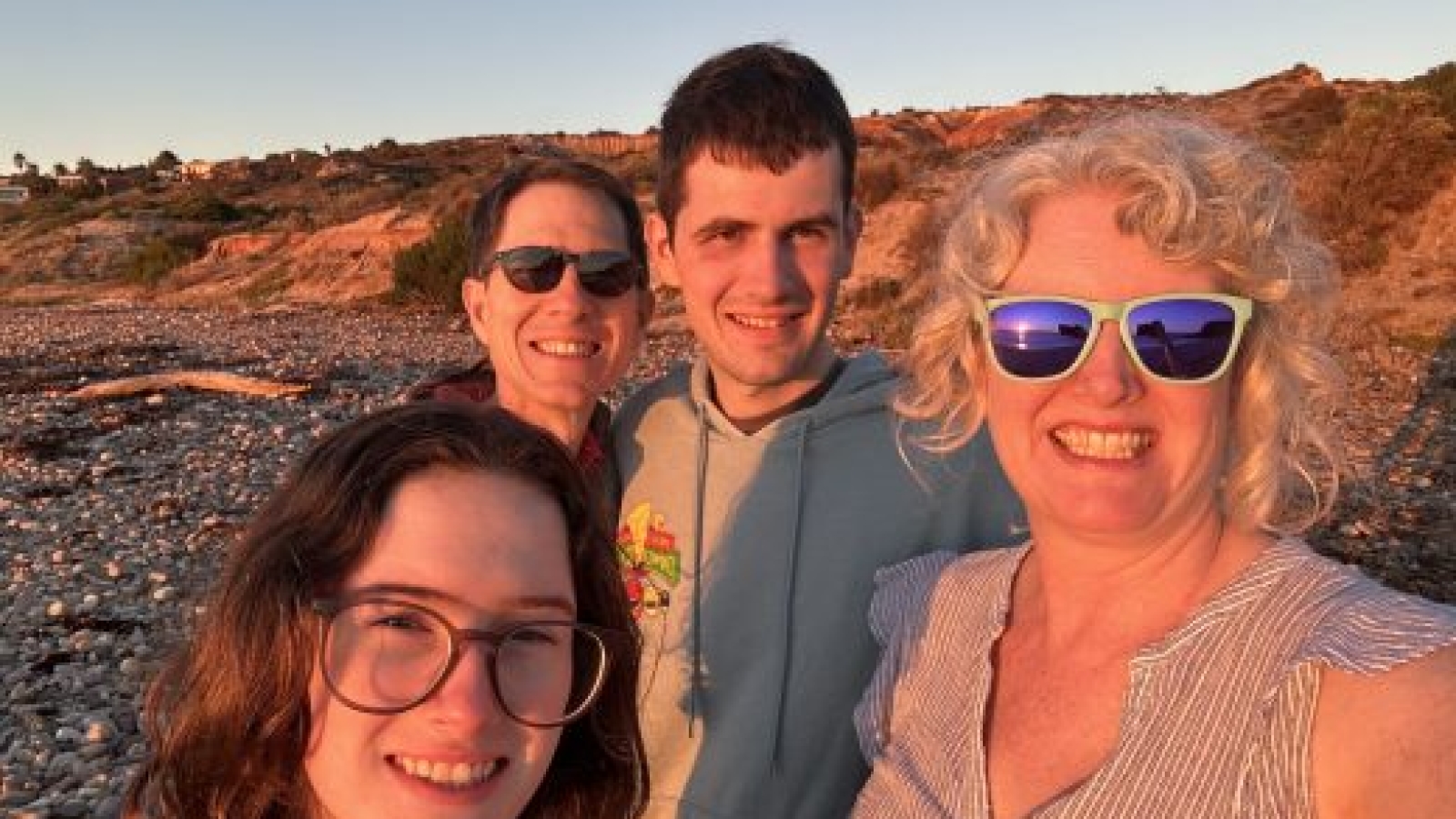 Bruehler family at beach
